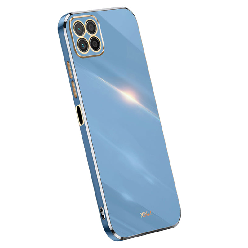 XINLI For Honor X8 5G Case TPU Protection Phone Cover Electroplating Gold Edge XINLI For Honor X8 5G Case TPU Protection Phone Cover Electroplating Gold Edge